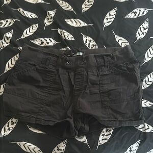 Maurices Black Cargo Shorts Casual Style